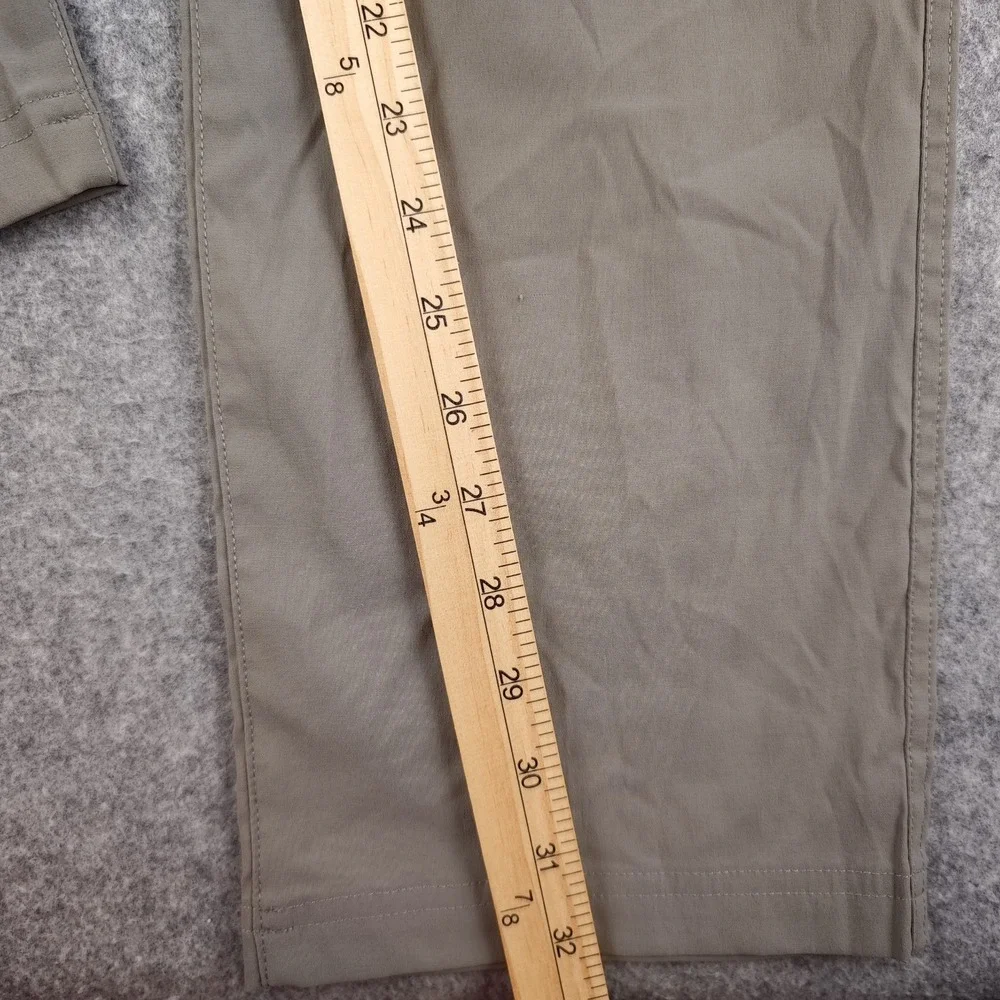 Orvis Pants Mens 30x32 Gray Zip Pocket Water Repellent Phone Pocket Hiking